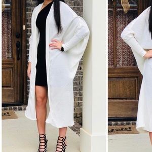 Long cream sweater NWT umgee brand